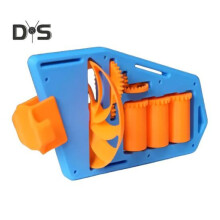 (C) Placa de matrícula de bicicleta con energía eólica impresa en 3D, placa de matrícula de bicicleta