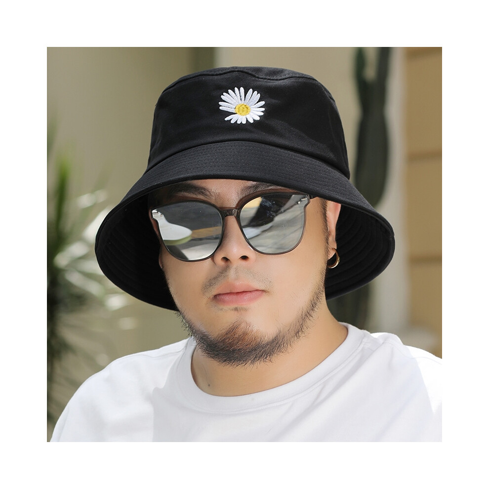 (57-63 cm K523 - Noir) Chapeau de soleil grande taille pour homme, chapeau de pêcheur d'été en coton Panama pour