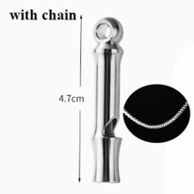 (5) Mini Waterproof Titanium Whistle Portable Emergency Exploring Accessories Outdoor Edc Tool