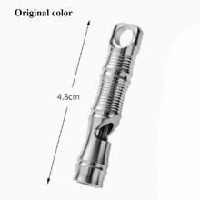 (7) Mini Waterproof Titanium Whistle Portable Emergency Exploring Accessories Outdoor Edc Tool