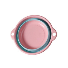 (roze, M) Reiskeuken Opvouwbare wasbak Afwasbak Opvouwbare wasbak Draagbare wasbakken