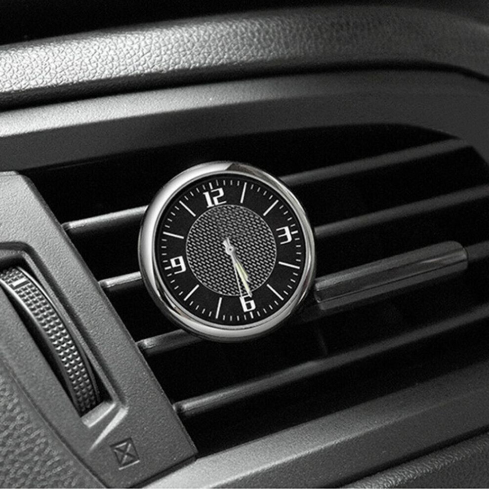 Horloge lumineuse ronde à quartz pour voiture, montre pour tableau de bord, décoration pour prise d'air