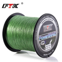 (mosgroen, 70LB/0,40mm) 500m PE gevlochten lijn vislijn 8-60lb 0,1-0,4mm 4-strengs multifilament PE