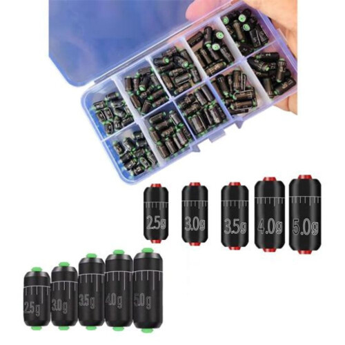 (2.5-5.0g) Plombs de Pêche Versatile Unique Pratique Avec Echelle Stuff