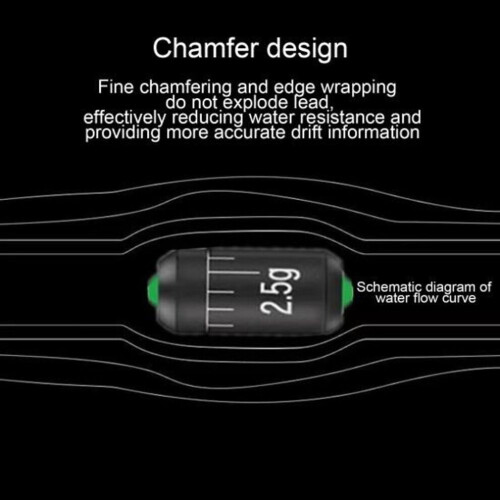 (2.5-5.0g) Plombs de Pêche Versatile Unique Pratique Avec Echelle Stuff 1