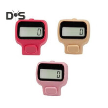 (A) 3 pezzi Contatore elettronico ad anello con luce LED, display digitale LCD, conta-numeri a 5 cifre,