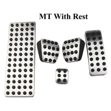 (MT met rust) Auto pedalen afdekking voor Mercedes Benz A B Cla Gla Ml Gl R klasse W176 W245 W246 W251