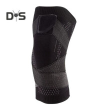 (zwart, XXXL) Sportcompressiekniebrace voor ACL Artritis Gewrichtspijnverlichting Knieondersteuningsmouw