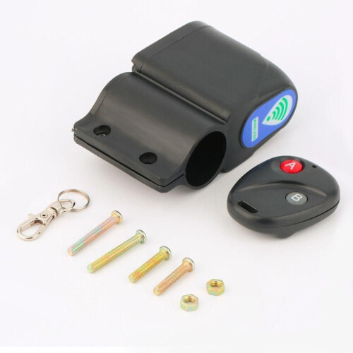 Anti-thef Electronic Vibration Sensor Security Loud Remote Lock Alarm Device Bicycle Alertor 1