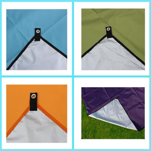 (100*140cm, Gris) 1pcs Tapis de camping léger et imperméable 2