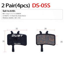 (DS-05S) 2 Paires de Plaquettes de Frein à Disque Hydraulique en Céramique pour Vélo Mtb