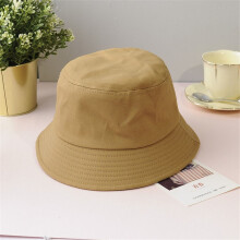 Chapeau bob pliable en coton pour homme et enfant (52-54 cm, kaki)