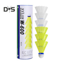 (D) 6 Pack Nylon Badminton Shuttlecocks Birdies Nylon Feather Shuttlecocks Badminton Balls For Indoor Outdoor Sports Training