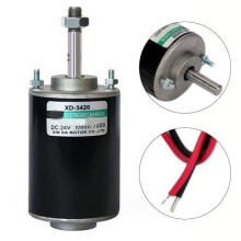 (24V-7000 rpm) Betrouwbare hogesnelheidsmotor voor kleine generatoren en waterpompen 30W 12V/24V