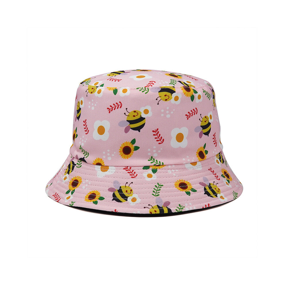 Chapeau Seau Réversible Halloween - Motifs Citrouilles Et Crânes Double Face