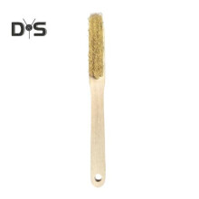 (I) Wooden Rock Climbing Brush Ergonomic Handle Thick Boar Bristles Portable Indoor Outdoor Climbing Bouldering Brush Cleaning Tool