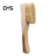 (C) Wooden Rock Climbing Brush Ergonomic Handle Thick Boar Bristles Portable Indoor Outdoor Climbing Bouldering Brush Cleaning Tool