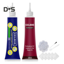(wijnrood) Kunstleder reparatiegelset Goede kleurmatch Gemakkelijk te gebruiken kleurmatchende gel Meubelreparatieset