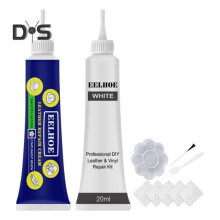 (wit) Kunstleder reparatiegelset Goede kleurmatch Gemakkelijk te gebruiken kleurmatchende gel Meubelreparatieset