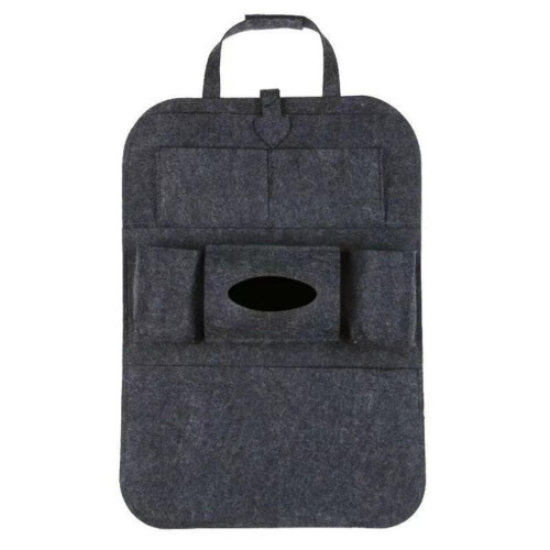 (donkergrijs) Multifunctionele opbergtas voor de rugleuning van de auto
