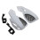 (blanc) Online Car Accessories Universal Motorcycle Atv Handlebar Handle Guard Protective Cover 1