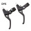 (black,silver) Super Wind 2pcs Mountain Folding Cycling Bicycle Brake Handle Lever Caliper Gear Tools 4