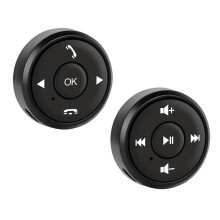 Pulsante di controllo remoto wireless universale per auto e moto, lettore multimediale DVD, radio, navigazione