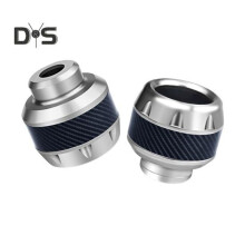 (Silber) Universal-Motorrad-Rahmenschieber aus Aluminiumlegierung, Vorderradgabel-Cup, Fallschutz, Motorrad-Roller,
