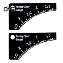 (black, 2pcs) 1/2/3pcs Wild Turkey Spur Gauge Turkey Spur Length Precision Measuring Tool Measurement Ruler Hunting Accessories Turkey