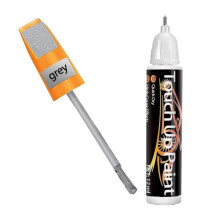 (gris, 1 pieza) 1/2 pieza Lápiz reparador de rayones de auto, lápiz de pintura de retoque, fácil de