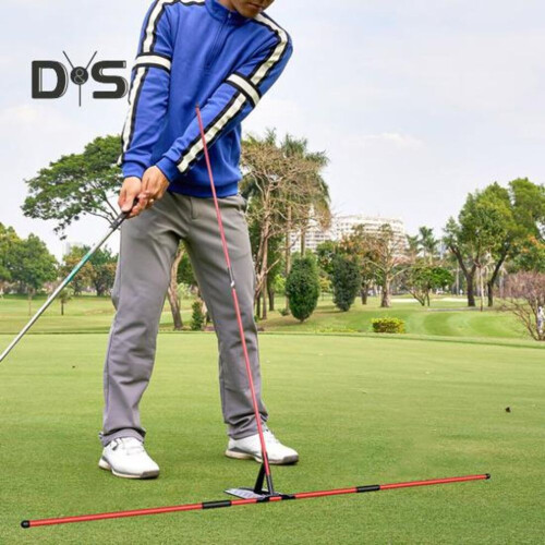 Golf Alignment Stick Holder Angle Adjustable Easy To Install Golf Swing Trainer Aid Golf Practice Accessories 2