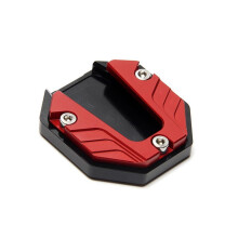 (rood) 1 st. Verlengstuk Voet Zijstandaard Grip Verlengstuk Voet Pad Ondersteuningsplaat Scooter Motorfiets