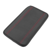 (rood) Lederen armsteunhoes voor Volkswagen Vw Passat Tiguan T-roc Golf Jetta Sharan Scirocco Eos T-cross