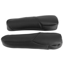 Microvezel lederen armsteun handgreep decoratie afdekking geschikt voor Honda Crv 2007-2009 zwart