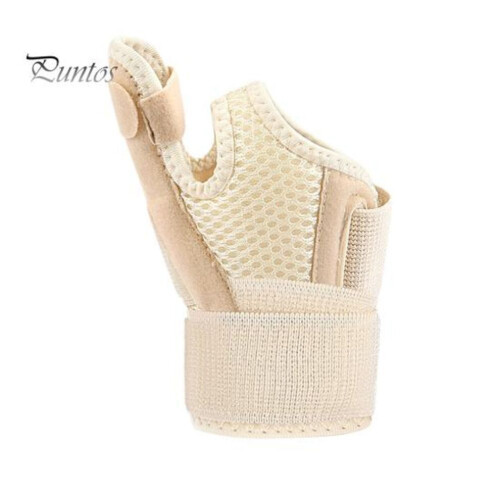 (beige) Tutore per polso, cinghia di compressione regolabile per il polso, supporto elastico per il