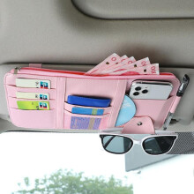 (roze, 31x15cm) 6 kleuren 2023 auto zonneklep opbergdoos rekening pen kaarthouder dvd organizer met