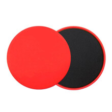 (Rood) 1 paar Fitness Core Sliders Oefening Glijdende Discs Slider Full-Body Workout Accessoires Buikspieroefeningen