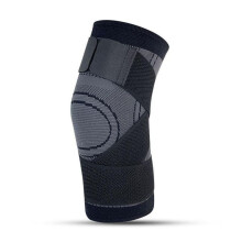 (zwart, XL, bandmodel) Compressiekniebeschermers voor buitensporten voor bergbeklimmen, fietsen en hardlopen