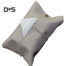 (lichtgrijs) Glad oppervlak Auto tissue organizer Effen kleur Handige autostoel hoofdsteun auto tissue