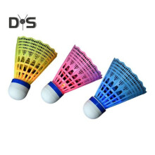 (3pcs) 3/4 /8 Pcs Led Badminton Shuttlecocks Long-lasting Night Visible Nylon Glowing Shuttlecocks Windproof Lighting Badminton For