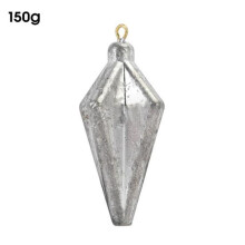 (C) Plomo de pesca de pequeña resistencia, hundimiento rápido, de metal, 100/120/150 g, colgante plano