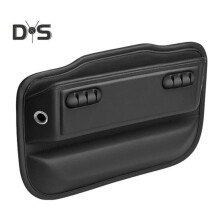 (zwart) Kunstleren autostoelopeningvuller Middenconsole naadorganizer Opbergdoos Plug-in voertuigen