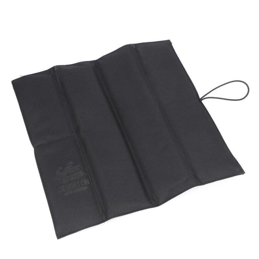 Tapis de pique-nique portable noir 31,5cm x 32,5cm - Ãtanche, pliable, rÃsistant Ã  l'humiditÃ, coussin isolant pour voyage et parasol
