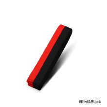 (Rojo, negro, 2,8 m) 1 cinturón profesional para artes marciales, karate, judo, taekwondo, judo, jiu-jitsu,