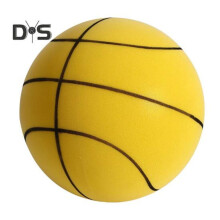 (Amarillo, L) Balón de baloncesto silencioso para entrenamiento en interiores, balón de baloncesto de