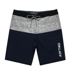 (zwart, 30) Heren vierzijdige elastische, snel drogende waterdichte surfstrandshorts