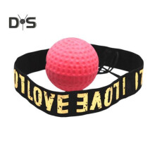 (D) Boxreflexe Ball mit Stirnband Geschwindigkeit Reaktion Genauigkeit Fokus Hand-Auge-Koordination