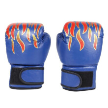 Lederhandschuhe Kickboxen Atmungsaktive Boxhandschuhe Boxtrainingshandschuh Sparringshandschuh Flammenhandschuhe