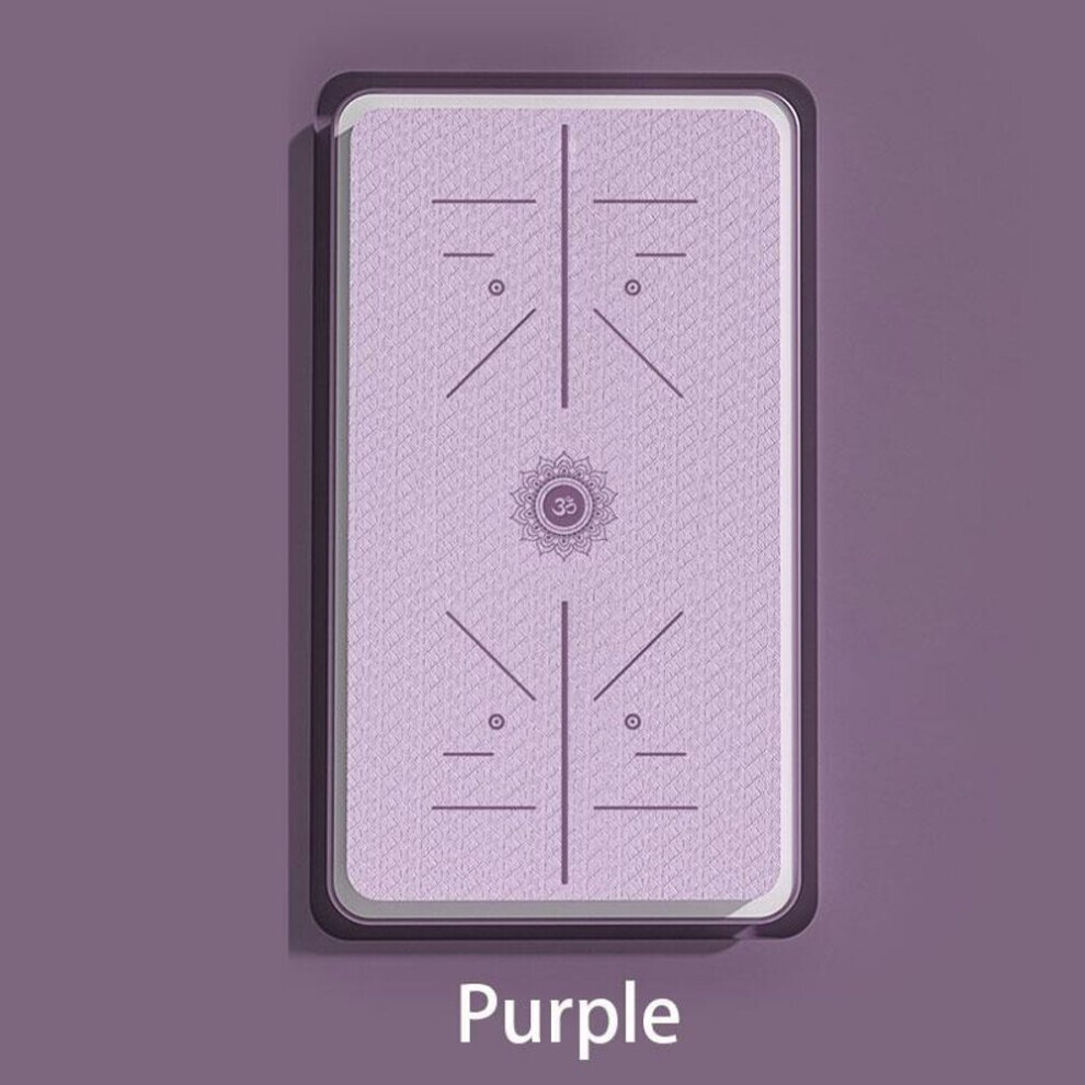 (violet, 183X61X0.8cm) Tapis de Yoga Antidérapant Epais et Elargi Insonorisé et Antichoc Tapis de Sol Ménager Respectueux de l'Environnement