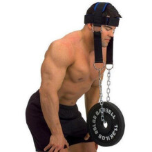 Hoofdharnas Nekkracht Hoofdband Gewichtheffen Oefening Fitnessgordel